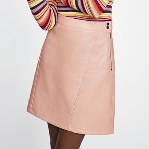 ZARA Mini Faux Leather Skirt